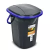 Atkritumu tvertne Greenblue GB320BB Melni Zila Plastmasa 19L