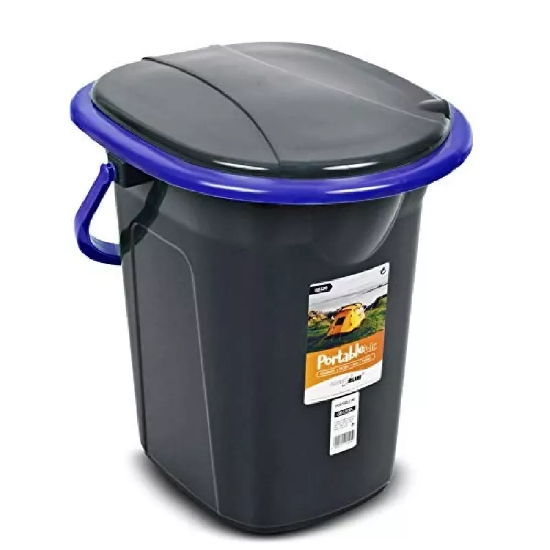 Atkritumu tvertne Greenblue GB320BB Melni Zila Plastmasa 19L