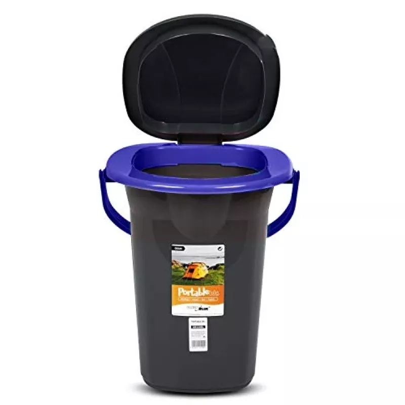 Atkritumu tvertne Greenblue GB320BB Melni Zila Plastmasa 19L