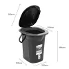 Atkritumu tvertne Greenblue GB320BB Melni Zila Plastmasa 19L