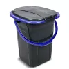 Atkritumu tvertne Greenblue GB320BB Melni Zila Plastmasa 19L