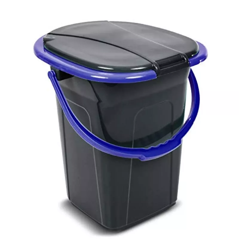 Atkritumu tvertne Greenblue GB320BB Melni Zila Plastmasa 19L