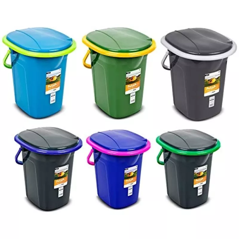 Atkritumu tvertne Greenblue GB320BB Melni Zila Plastmasa 19L
