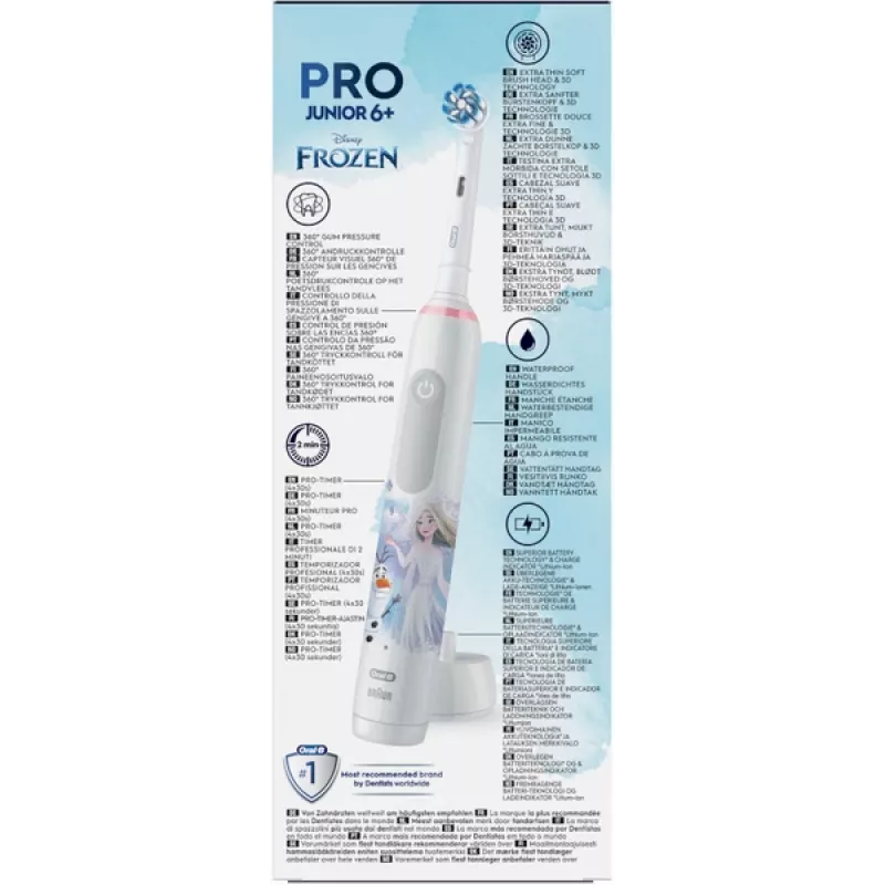 Rotējoša zobu birste Oral-B PRO Junior Frozen