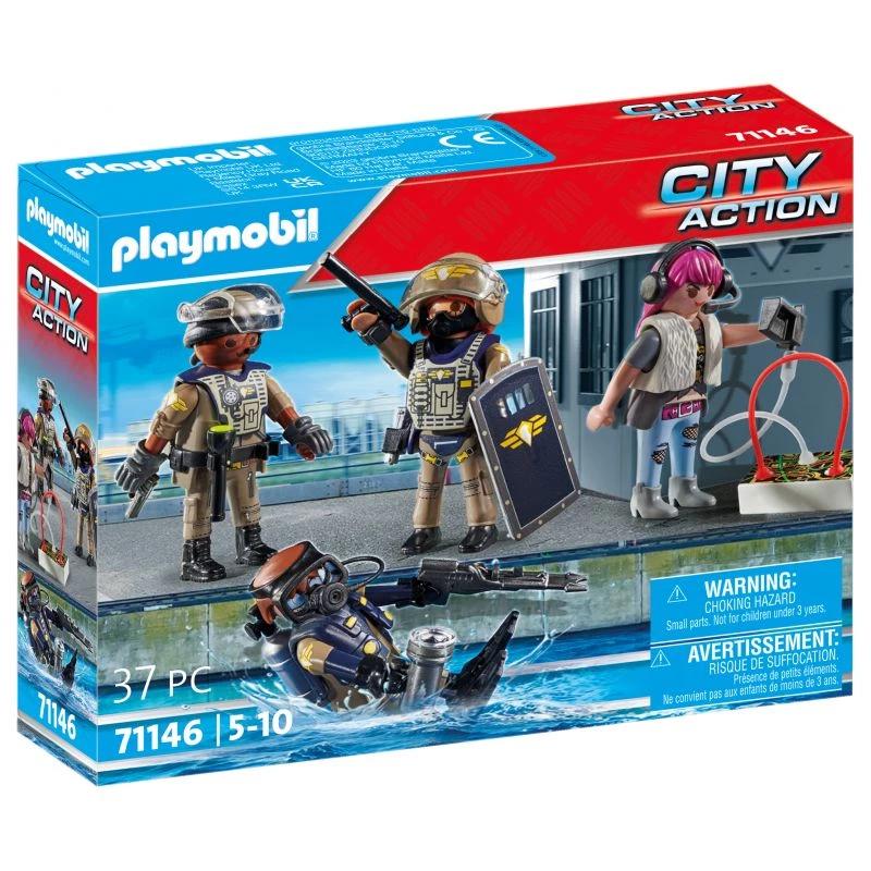 Rotaļu komplekts Action Adventure Playmobil City Action 71146 Vecums 5-10