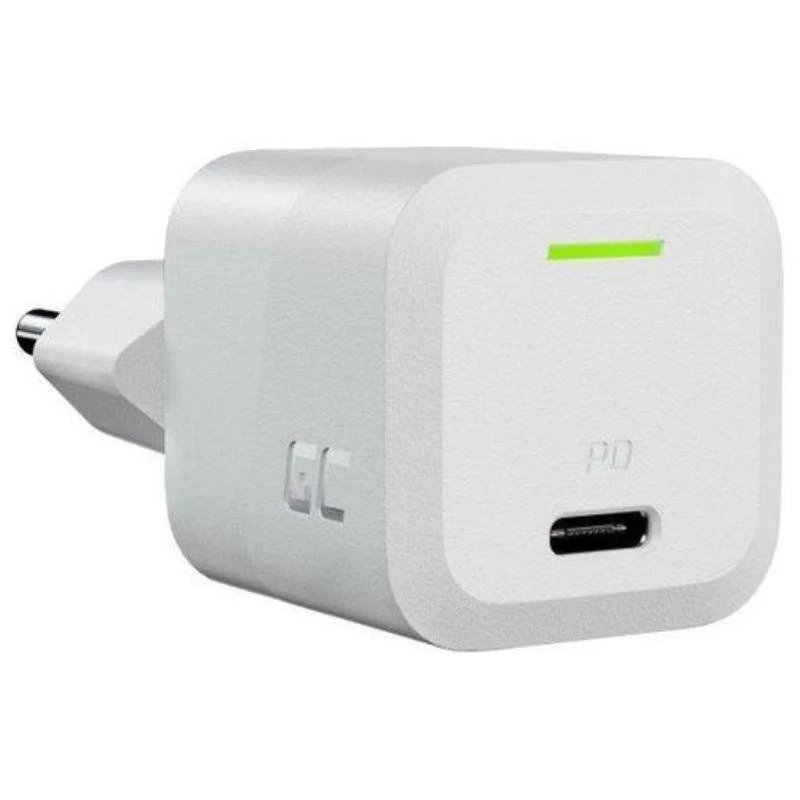 Green Cell CHARGC06W Mobilās ierīces lādētājs Universāls Balts Maiņstrāvas Ātrais