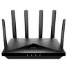 Galda bezvadu maršrutētājs Cudy P5 — Divjoslu Wi‑Fi 6, 5G Sub6, Dual NanoSIM, Gigabit Ethernet, 6 noņemamas antenas, 256 MB RAM