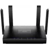 Cudy WR3000 bezvadu maršrutētājs Gigabit Ethernet Divjoslu (2.4 GHz / 5 GHz) Melns