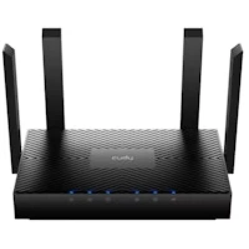 Cudy WR3000 bezvadu maršrutētājs Gigabit Ethernet Divjoslu (2.4 GHz / 5 GHz) Melns