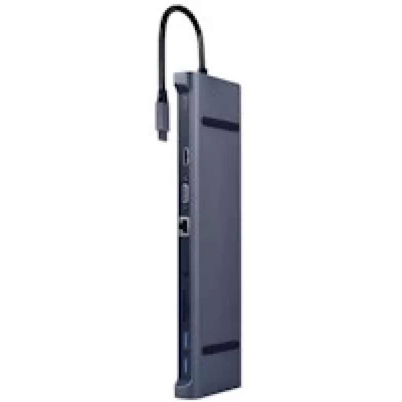 Gembird a-CM-COMBO10-01 klēpjdatora dokstacija/pieslēgvieta ar vadu USB...