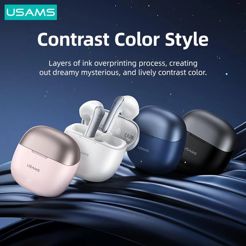 Austiņas USAMS TWSXH Series Dual Mic Wireless Blue/Blue BHUXH03