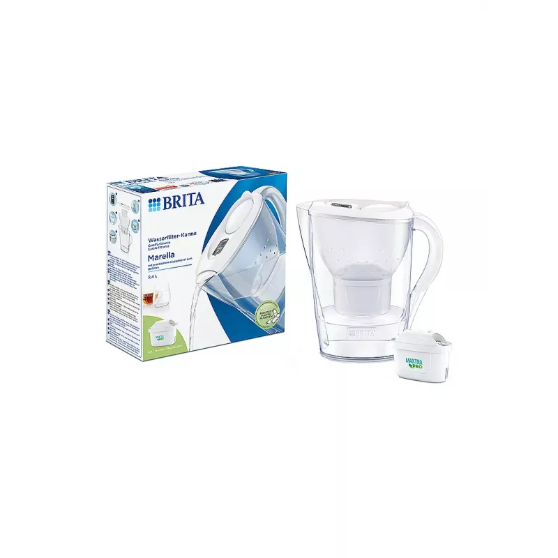 Brita 125219 Marella Ūdens taupīšanas filtru komplekts 2,4 L balts