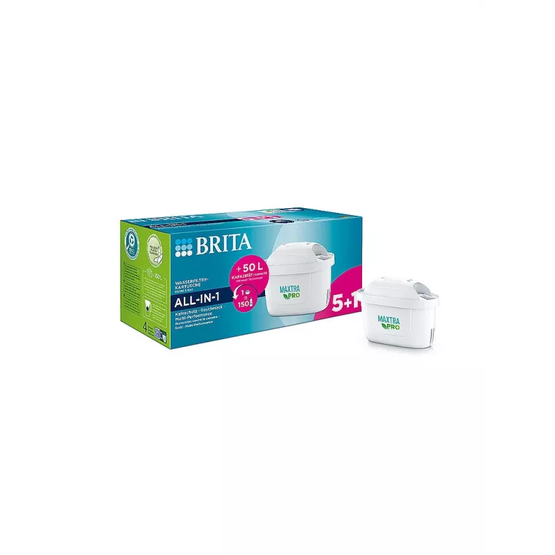 BRITA Tischwasserfilter Maxtra Pro Filterkartusche 5+1 Pack