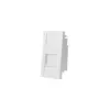 Kontaktligzdu drošības vāciņš Alantec OS002 balts 45×45 mm, 1 gab.