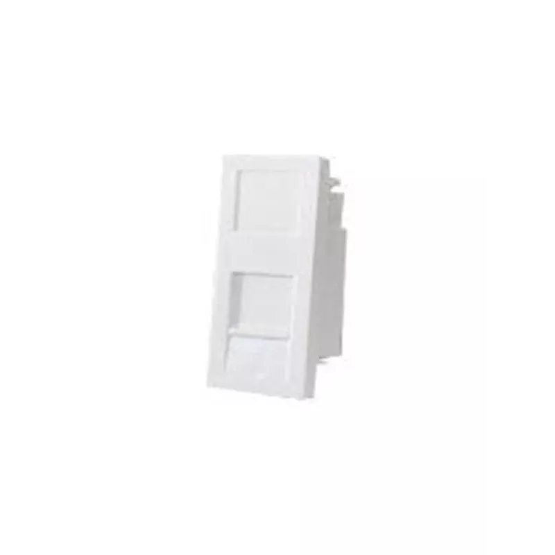Kontaktligzdu drošības vāciņš Alantec OS002 balts 45×45 mm, 1 gab.
