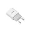 AC iekštelpu lādētājs IBOX C-35 Universal balts — 5 V maks., 0,3 A ieeja, 1 A USB izeja