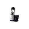 Panasonic KX-TG6811 DECT telefons ar zvanītāja ID, melns