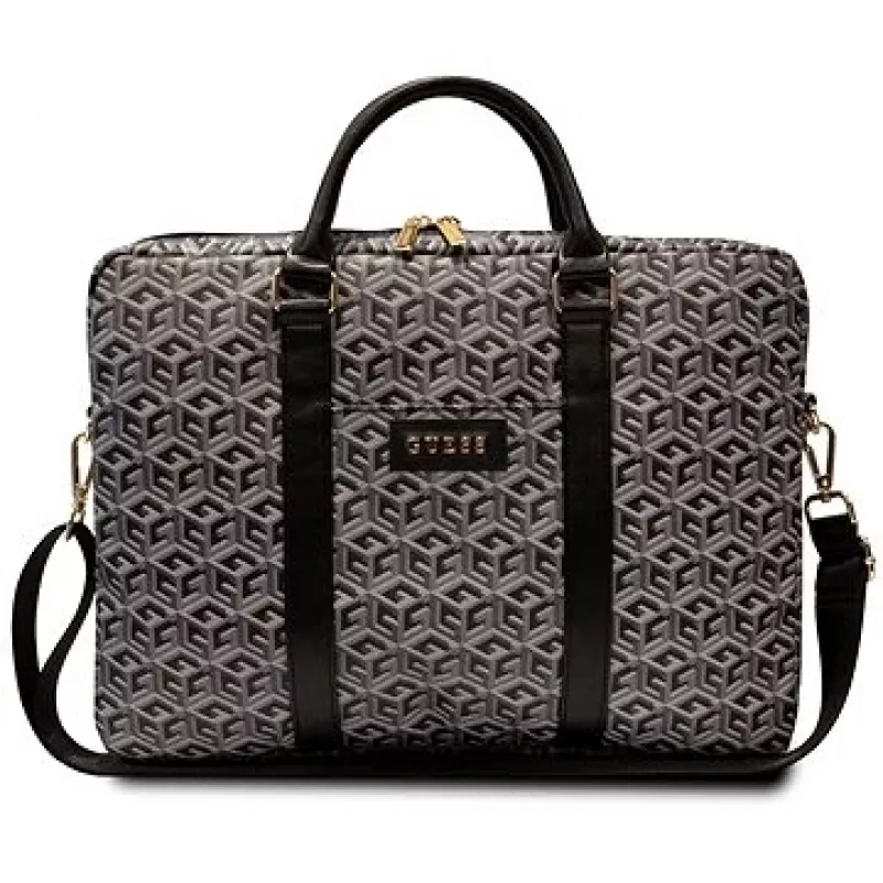 Guess GCube Stripes Bag 16 inch klēpjdatoram Melns - GUCB15HGCFSEK