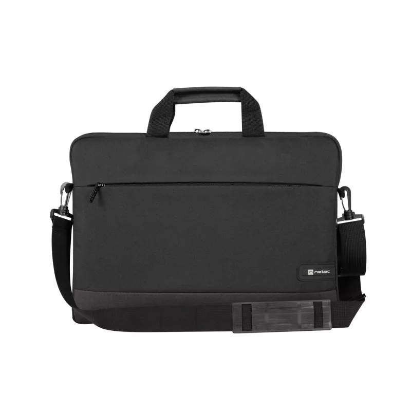 Portfelis NATEC Goa 39,6 cm (15,6 collu) klēpjdatoriem, poliesters, 1 nodalījums, plecu siksna, melns