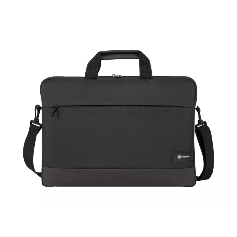 Portfelis NATEC Goa 39,6 cm (15,6 collu) klēpjdatoriem, poliesters, 1 nodalījums, plecu siksna, melns