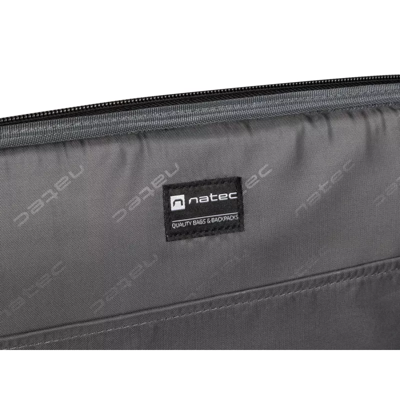 Portfelis NATEC Boxer Lite 39,6 cm (15,6 collas) – poliesters, 2 nodalījumi, plecu siksna, 410×305×65 mm, 750 g