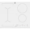 Electrolux LIV63431BW balta iebūvējamā 59 cm zonu indukcijas plīts 4 zonām