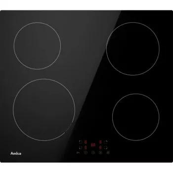 Indukcijas plīts virsma AMICA PI6501, 4 gatavošanas zonas, skārienvadība