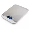 Virtuves digitālie svari ESPERANZA EKS001 Bamboo — precīzi 4 mērvienības (g/lb/oz/kg), nerūsējošā tērauda platforma, zils fona apgaismojums