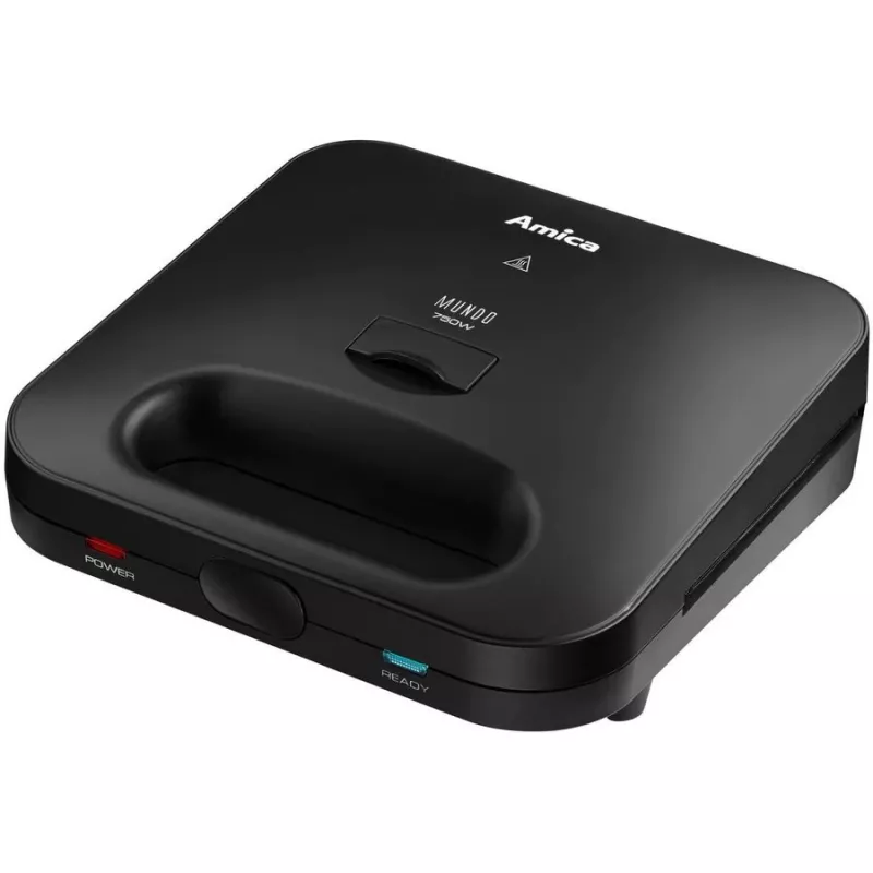 Sviestmaižu gatavotājs Amica SMK4011, 750 W, 3 veidu plāksnes, melns