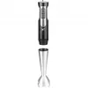 Rokas iegremdējamais blenderis LAFE BRK-003A, 800 W, melns/sudrabains, nerūsējošā tērauda asmens, 0,6 L bļoda, 0,5 L krūze