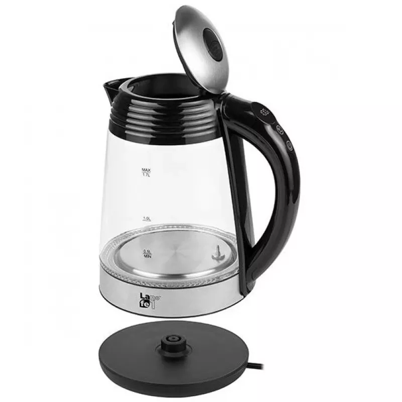 Tējkanna Lafe LAFCZA46806, 2200 W, 1,7 L, Melna