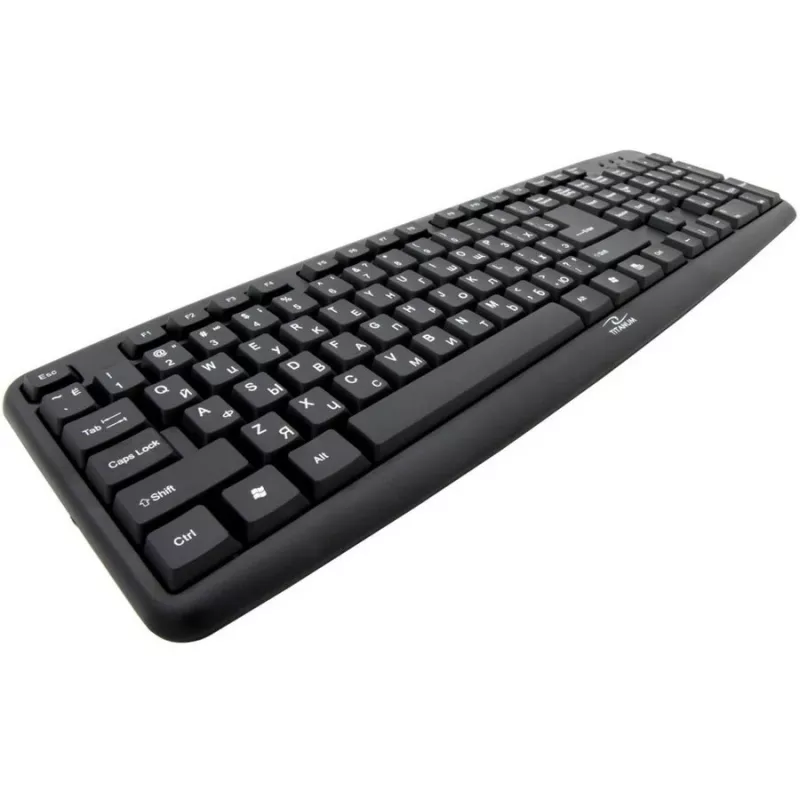 Esperanza TKR101 tastatūra Office USB QWERTY angļu, krievu melna