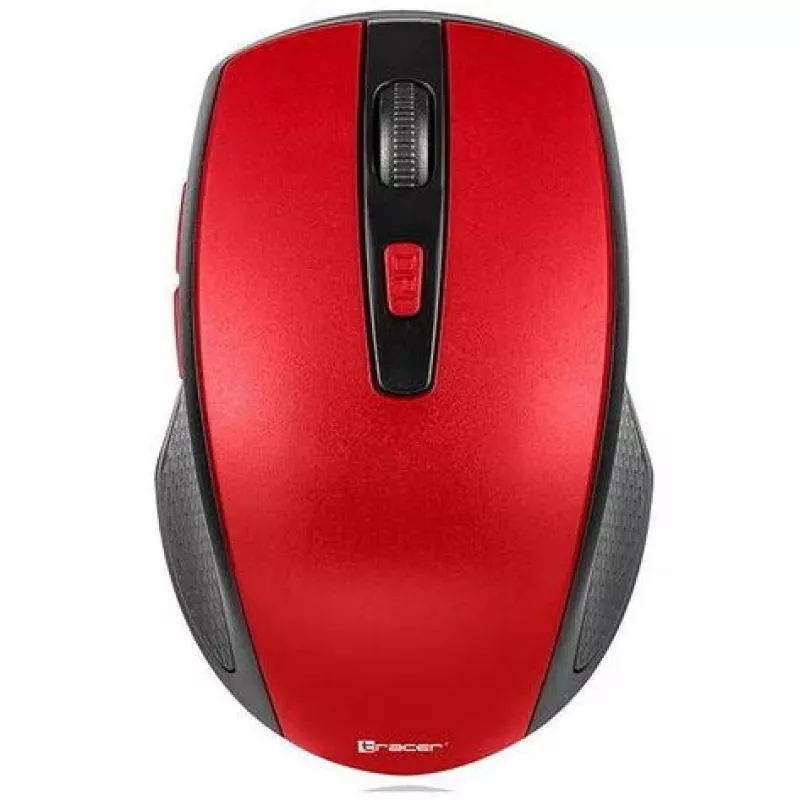 Bezvadu optiskā labās rokas pele TRACER TRAMYS46750 — 1600 DPI, RF 2,4 GHz, Nano USB uztvērējs, 6 pogas, AA baterija