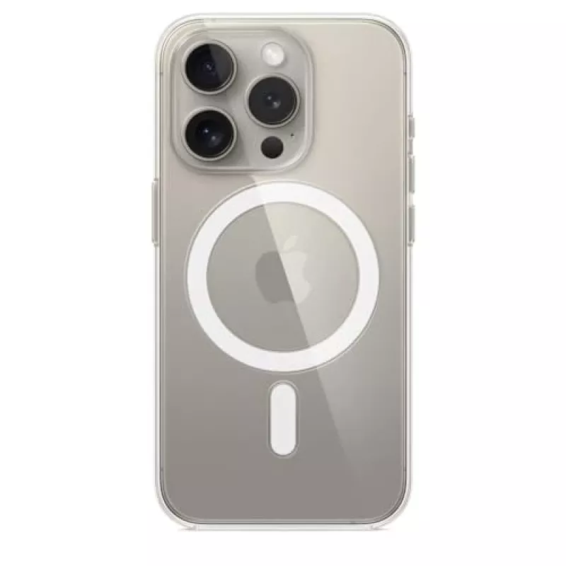 Apple iPhone 15 Pro vāciņš ar MagSafe - caurspīdīgs