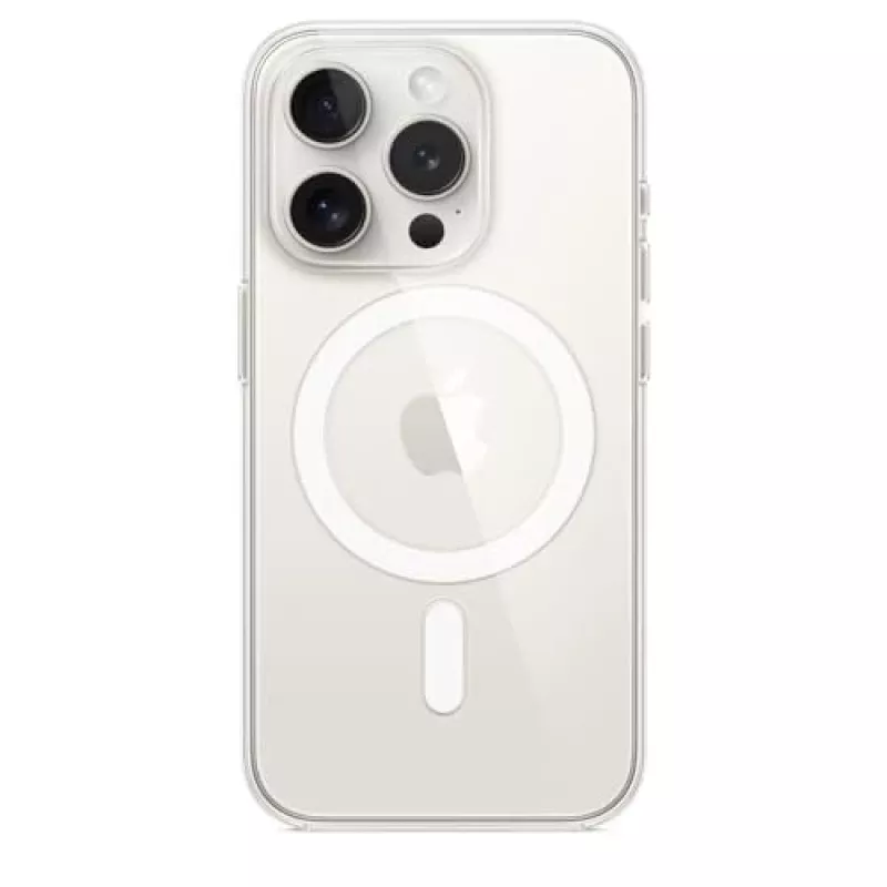 Apple iPhone 15 Pro vāciņš ar MagSafe - caurspīdīgs