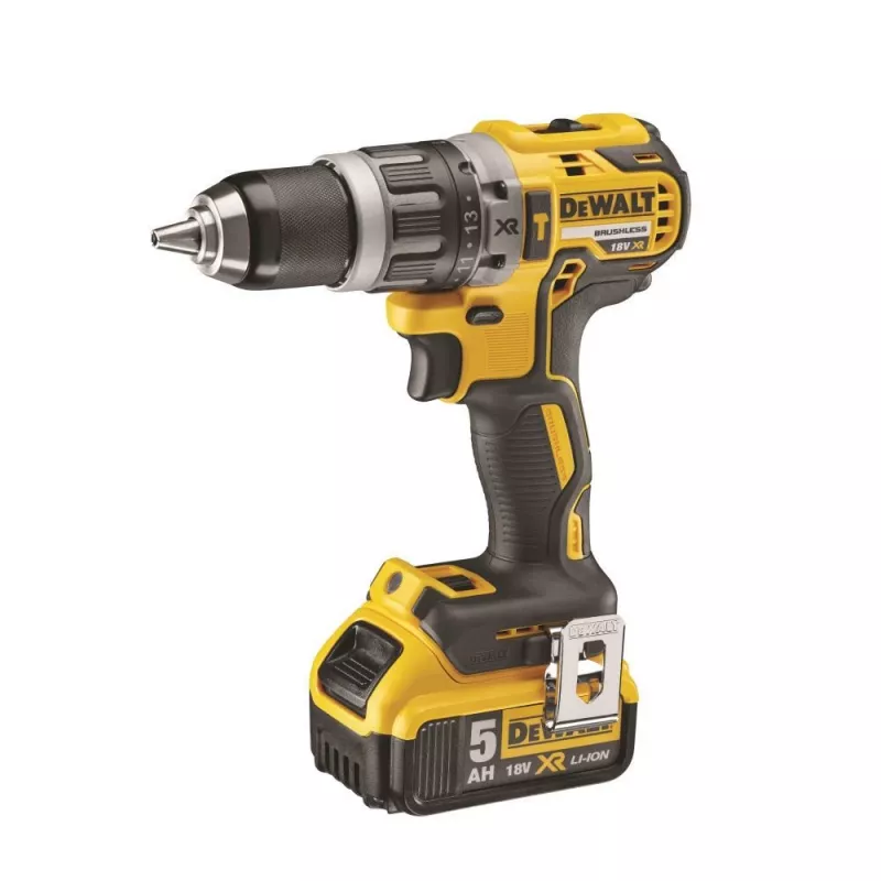 Bezvadu urbjmašīna DeWALT DCD796P2 18V Li-Ion 5Ah Bezatļaukas patrona 13 mm, 2 ātrumi, 1.8 kg
