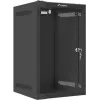 Sienas stiprinājuma statīvs LANBERG WF10-2309-10B 9U, 469×280×310 mm, 10 collu dziļums, melns, IP20