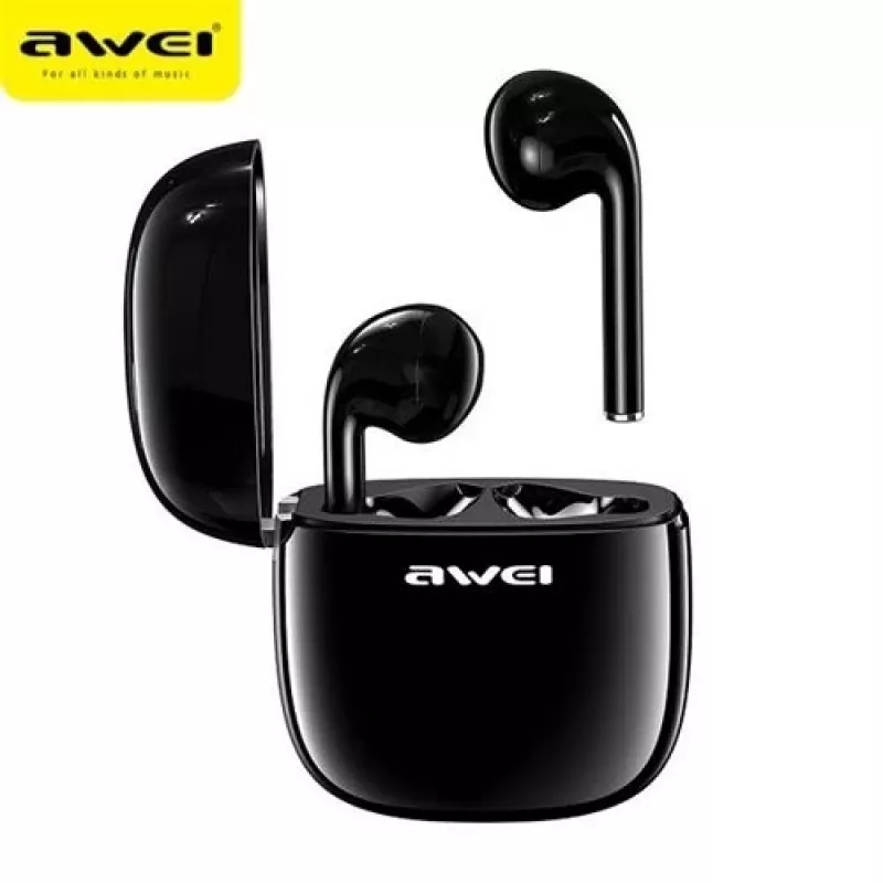 Austiņas Awei T28 TWS+docking Melns