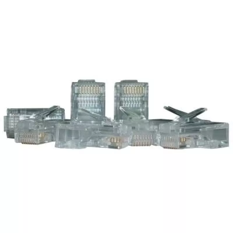 RJ45 vadu savienotājs DIGITUS X-ML-6U-IMP, caurspīdīgs, vīrišķais, 100 gab. iepakojumā