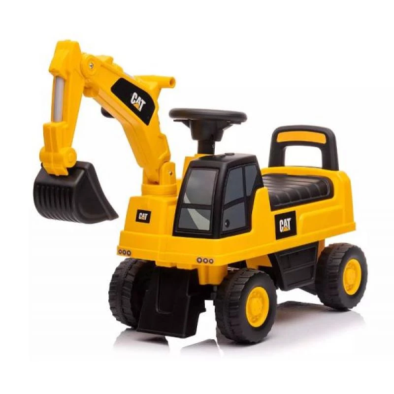 Ride-on excavator milly mally 5298 — bērnu braucamā rotaļlieta ar reālistisku dizainu un izturīgu konstrukciju