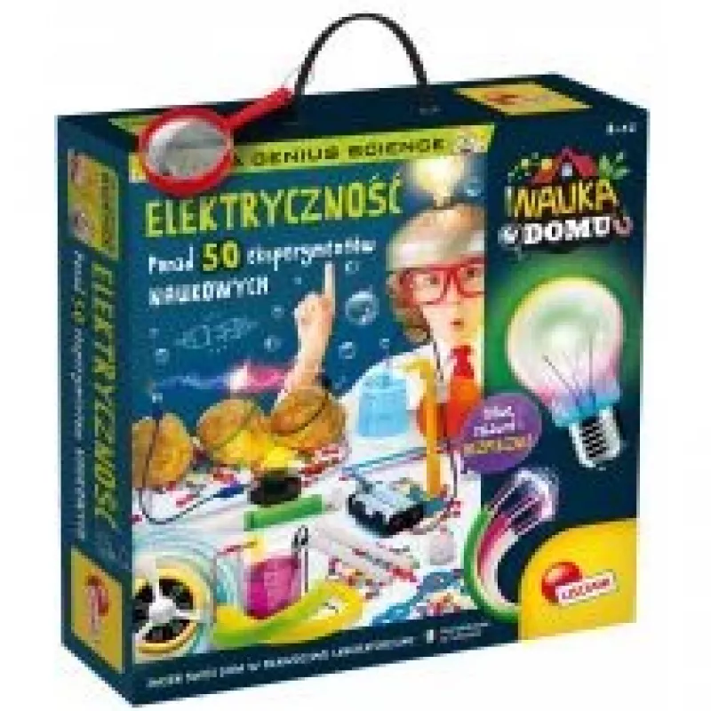 Izglītojošais elektronikas komplekts Liscianigiochi Set I'm A Genius Electricity (modelis 304-pl97524)