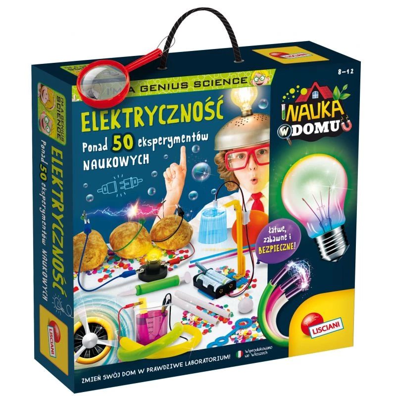 Izglītojošais elektronikas komplekts Liscianigiochi Set I'm A Genius Electricity (modelis 304-pl97524)