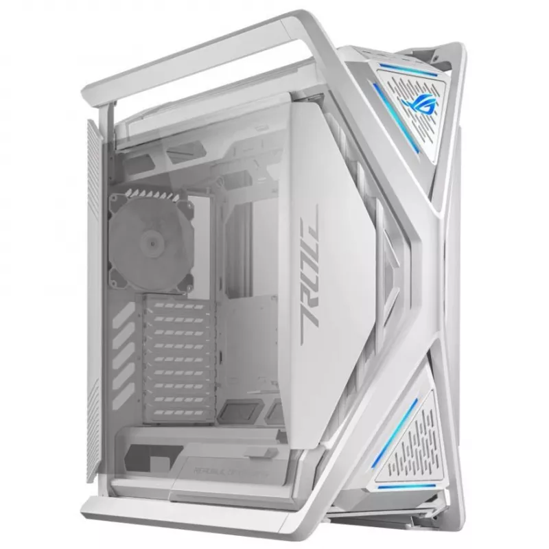 ASUS ROG GR701 Hyperion White, PC, Balts, ATX, EATX, micro ATX, Mini-ITX, Alumīnijs, Multi, Priekšpuse