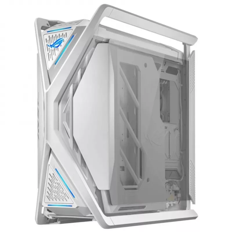 ASUS ROG GR701 Hyperion White, PC, Balts, ATX, EATX, micro ATX, Mini-ITX, Alumīnijs, Multi, Priekšpuse