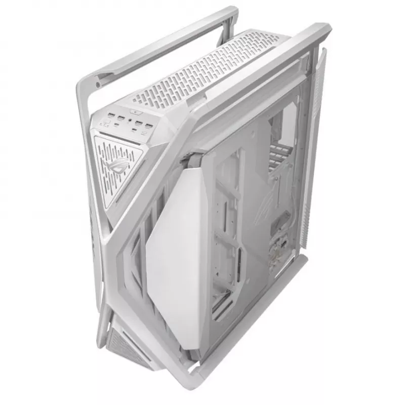ASUS ROG GR701 Hyperion White, PC, Balts, ATX, EATX, micro ATX, Mini-ITX, Alumīnijs, Multi, Priekšpuse