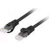 Tīkla kabelis LANBERG PCU6-10CU-0025-BK Cat6 F/UTP RJ-45 0.25 m Melns