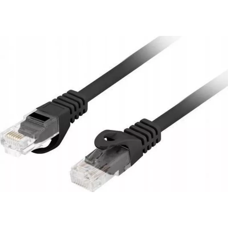 Tīkla kabelis LANBERG PCU6-10CU-0025-BK Cat6 F/UTP RJ-45 0.25 m Melns