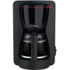Pilienveida kafijas automāts Bosch TKA2M113, 1,25 L ūdens tvertne, 15 krūzes, melns