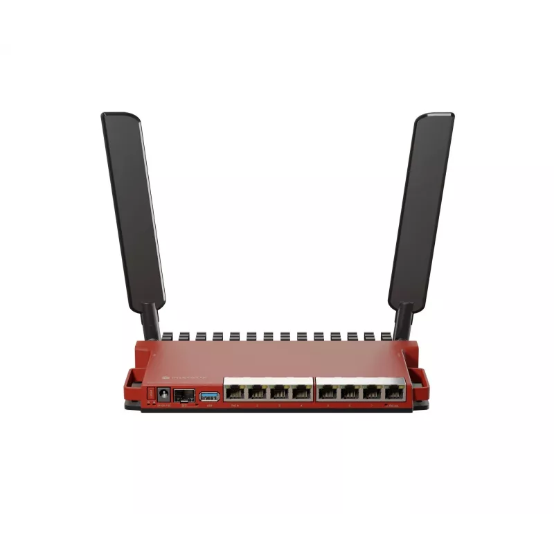 Mikrotik L009UiGS-2HaxD-IN bezvadu maršrutētājs Gigabit Ethernet vienas joslas (2,4 GHz) sarkans