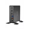 Shuttle XPC Nano PC NC40U, Intel Celeron 7305U, 1x HDMI, 1x DP, 1x USB-C/DP, 6x USB 3.2, 1x 2,5 collu slots, 2x M.2, 1x LAN, RAID, nepārtraukta darbība 24/7, iekļauts VESA un statīvs